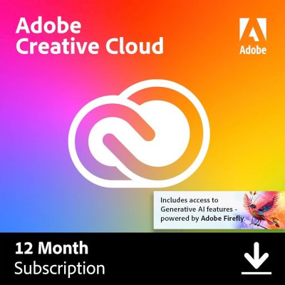 Adobe Creative Cloud | 1-3-12 Month Subscription | 100GB Storage | For PC/Mac